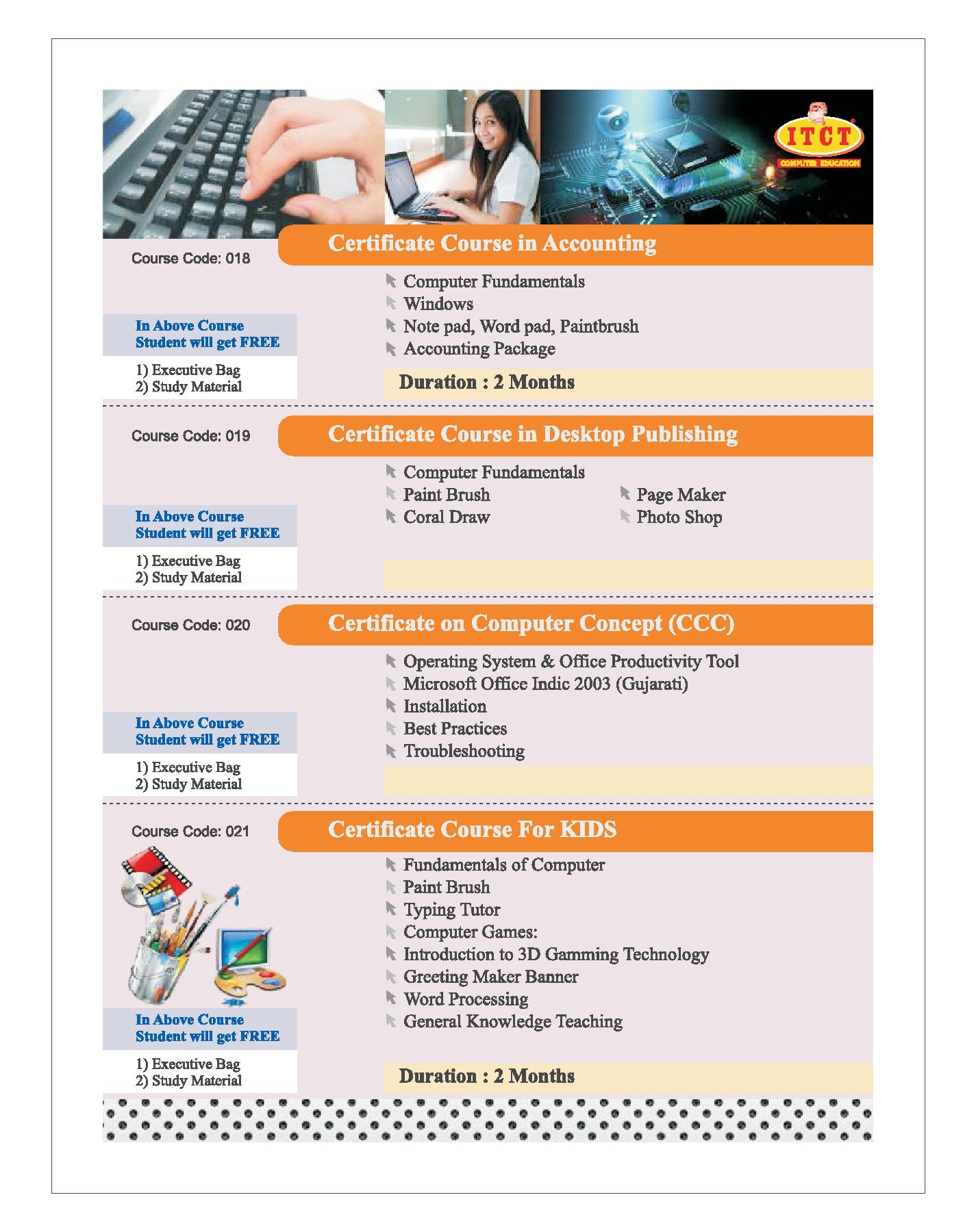 CCC Coursesin ahmedabad by ITCT ICT