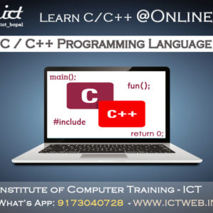 Online C, C++ Programming Courses at www.ictweb.in