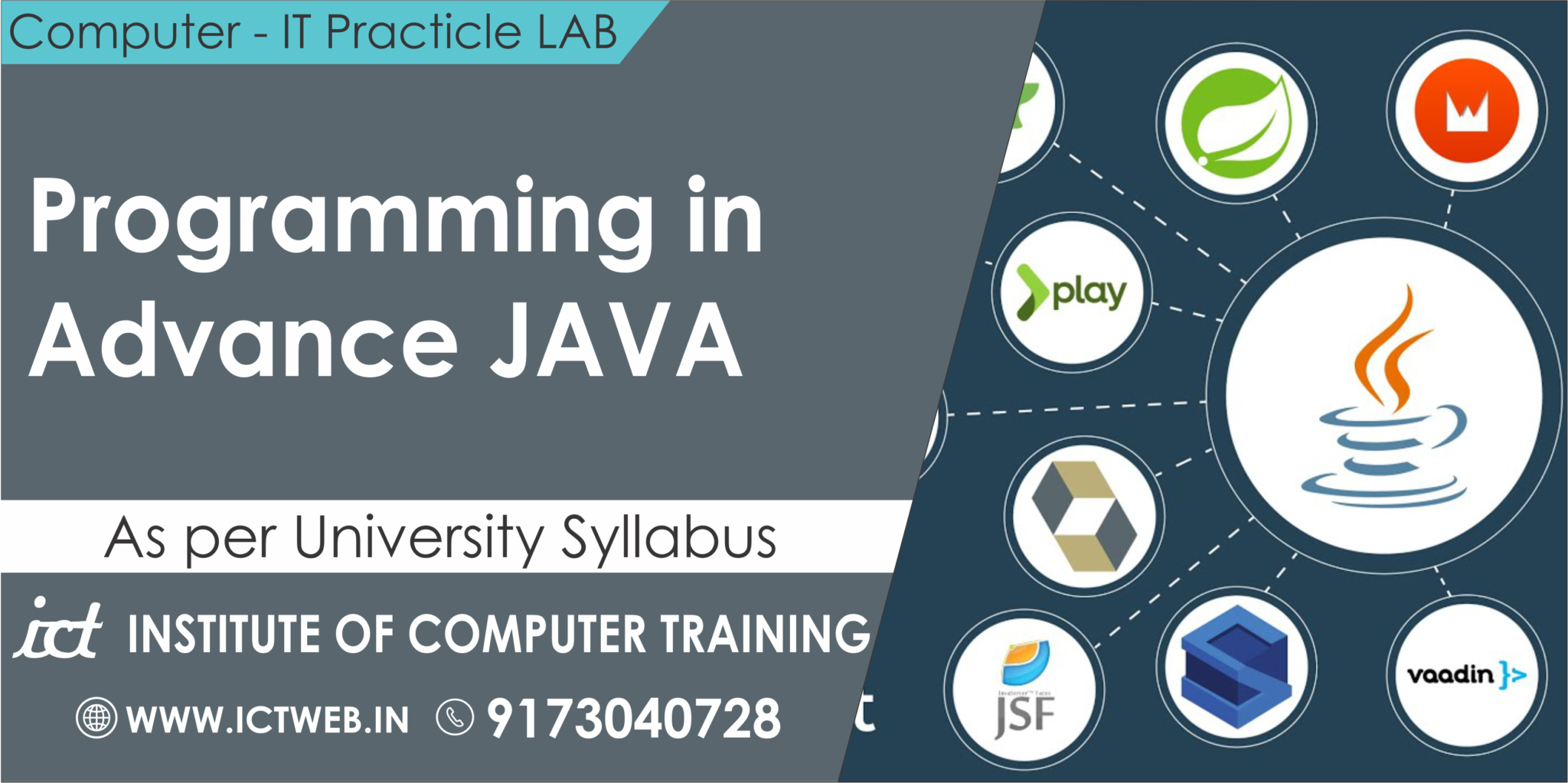 Java Training Course With Project | ICT Ahmedabad