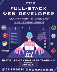 full stack web developer training by ict ahmedabad