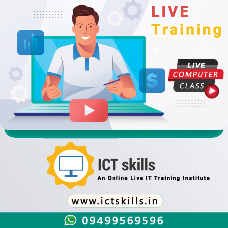 ICT Skills - An Online Live IT Training Institute in India.
