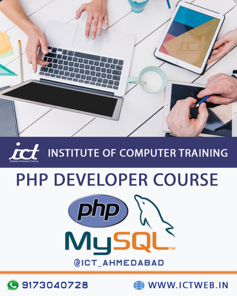 PHP Developer Course Training in Ahmedabad by ICT