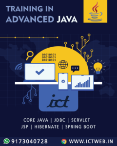 Advanced Java Course Training in Ahmedabad from ICT - Institute of Computer Training