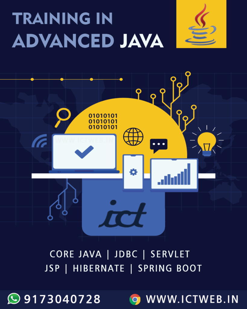 Advanced Java Course Training in Ahmedabad from ICT - Institute of Computer Training