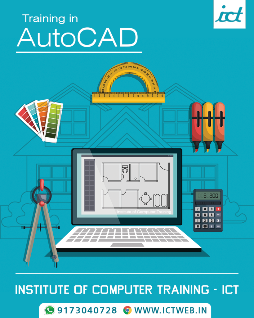 AutoCAD Classes in Ahmedabad by ICT South Bopal