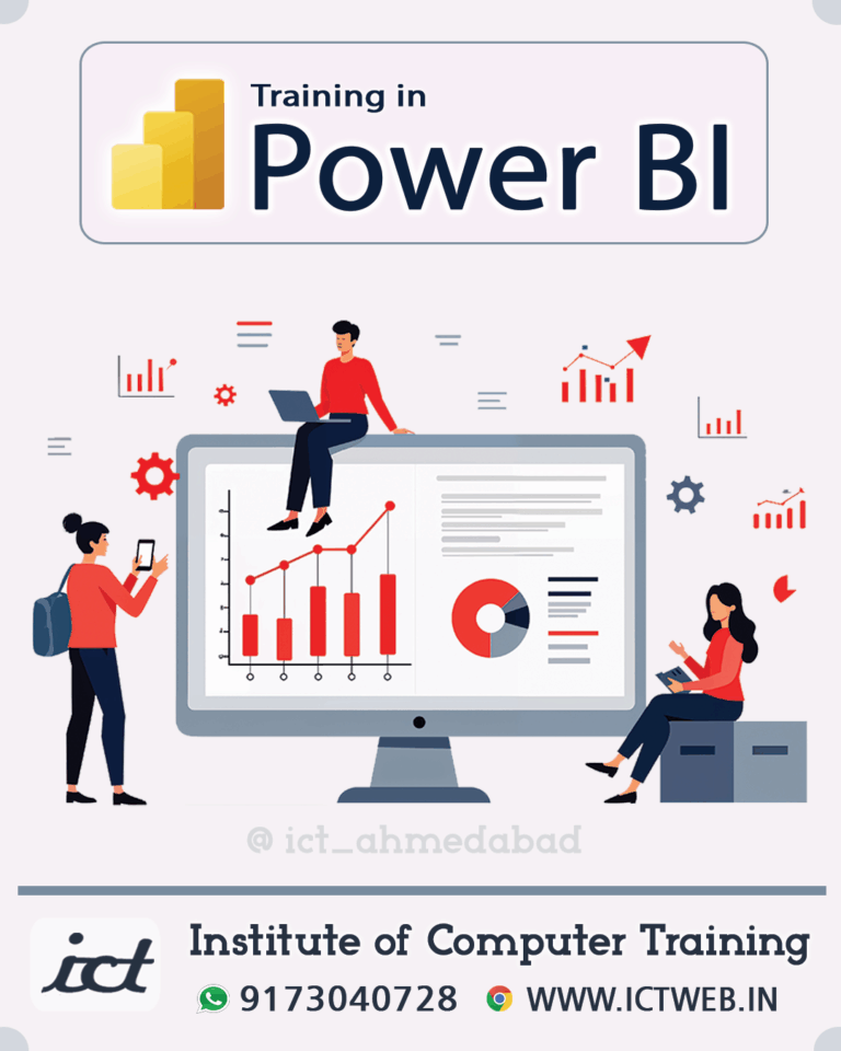 Learn Power Bi Course Training at ICT South Bopal Ahmedabad